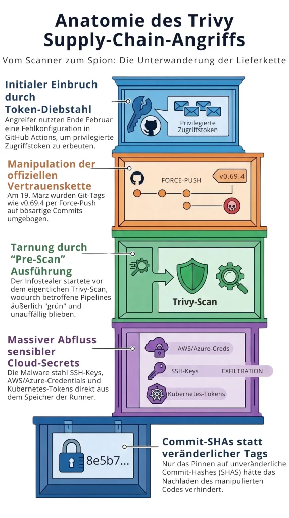 Trivy supply chain attack Anatomie